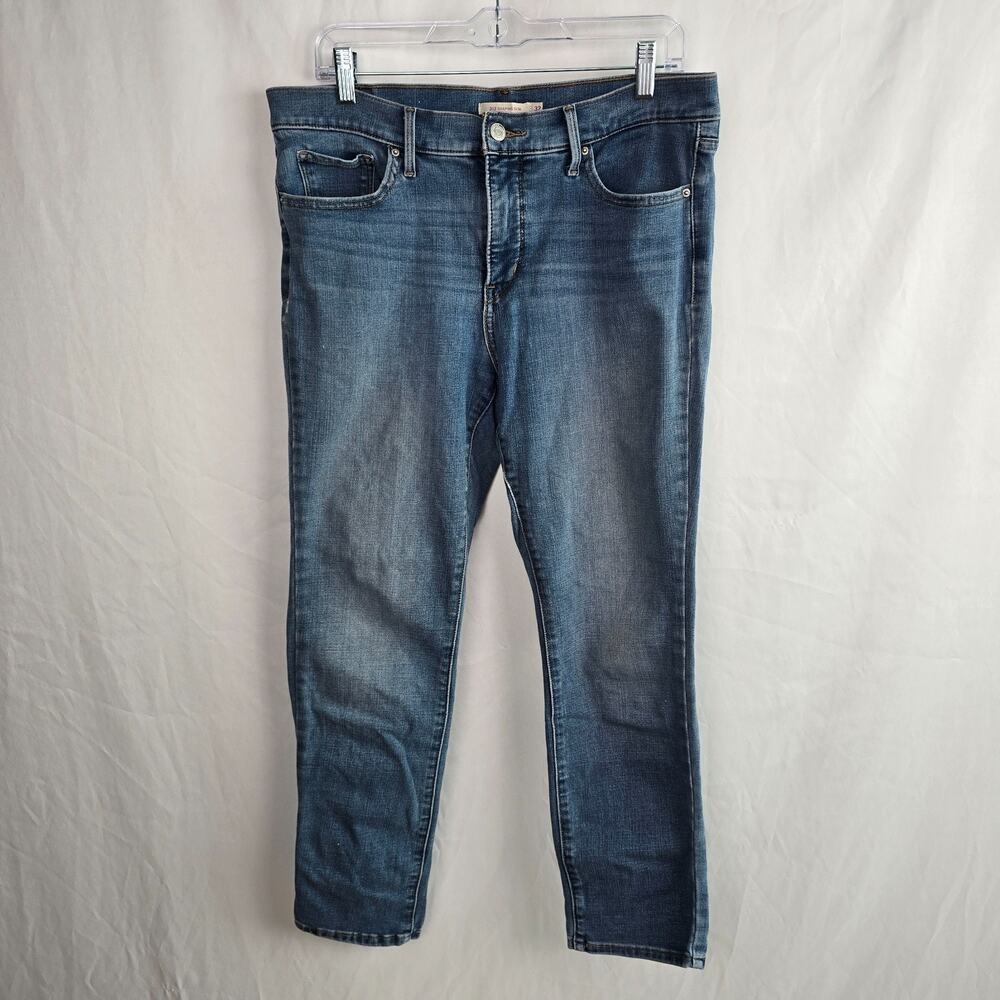 Levi's 312 Shaping Slim Jeans Women's 34 Waist (tag 32) Blue Medium Wash